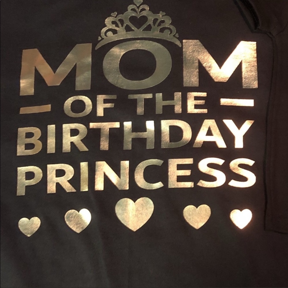 Made2Order Mom of the Birthday Princess shirt